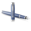 Parker IM Writing Rituals Fountain Pen - Peaceful Blue Gradient - Chrome Trim - Pen Boutique Ltd