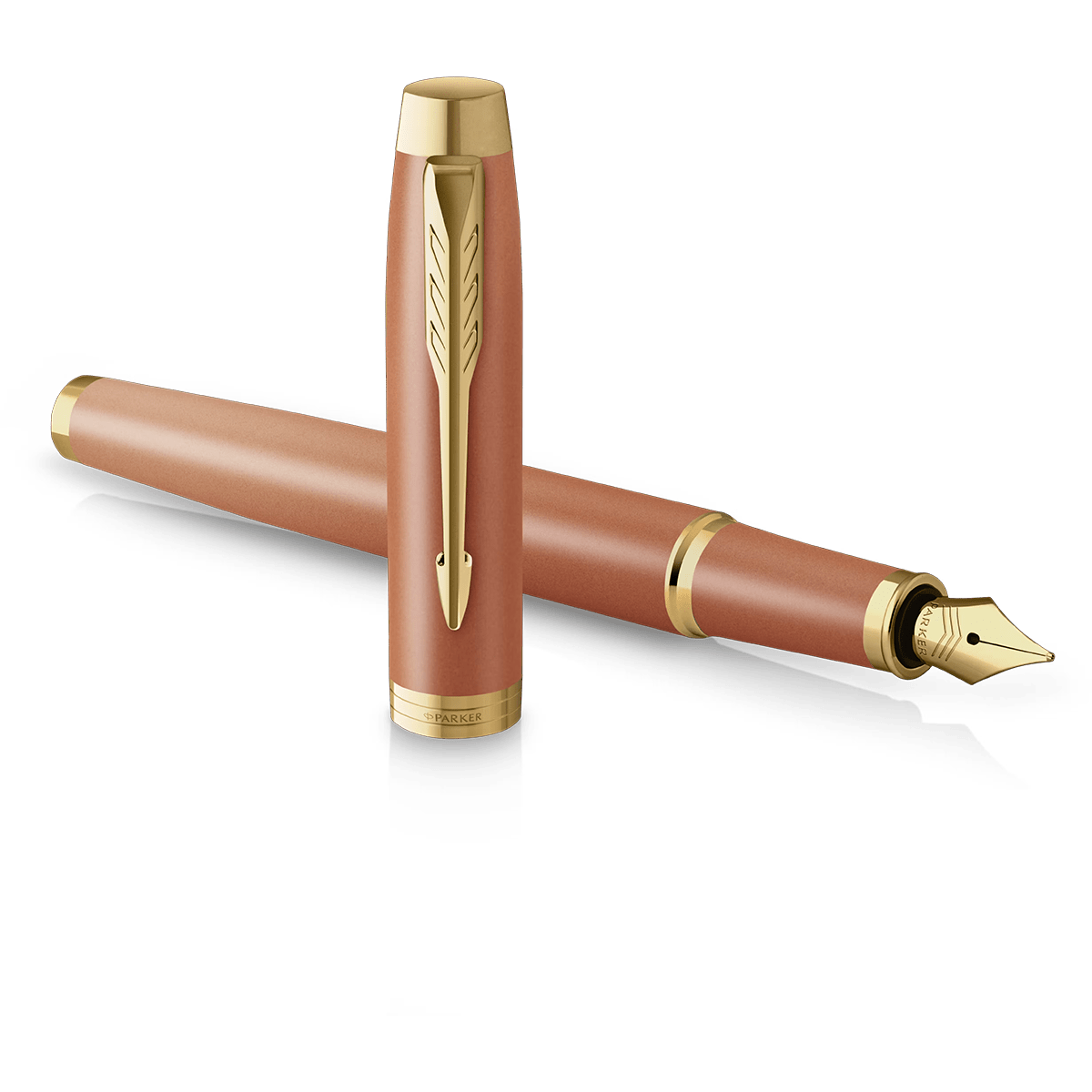 Parker IM Writing Rituals Fountain Pen - Uplifting Orange Gradient - Gold PVD Trim - Pen Boutique Ltd