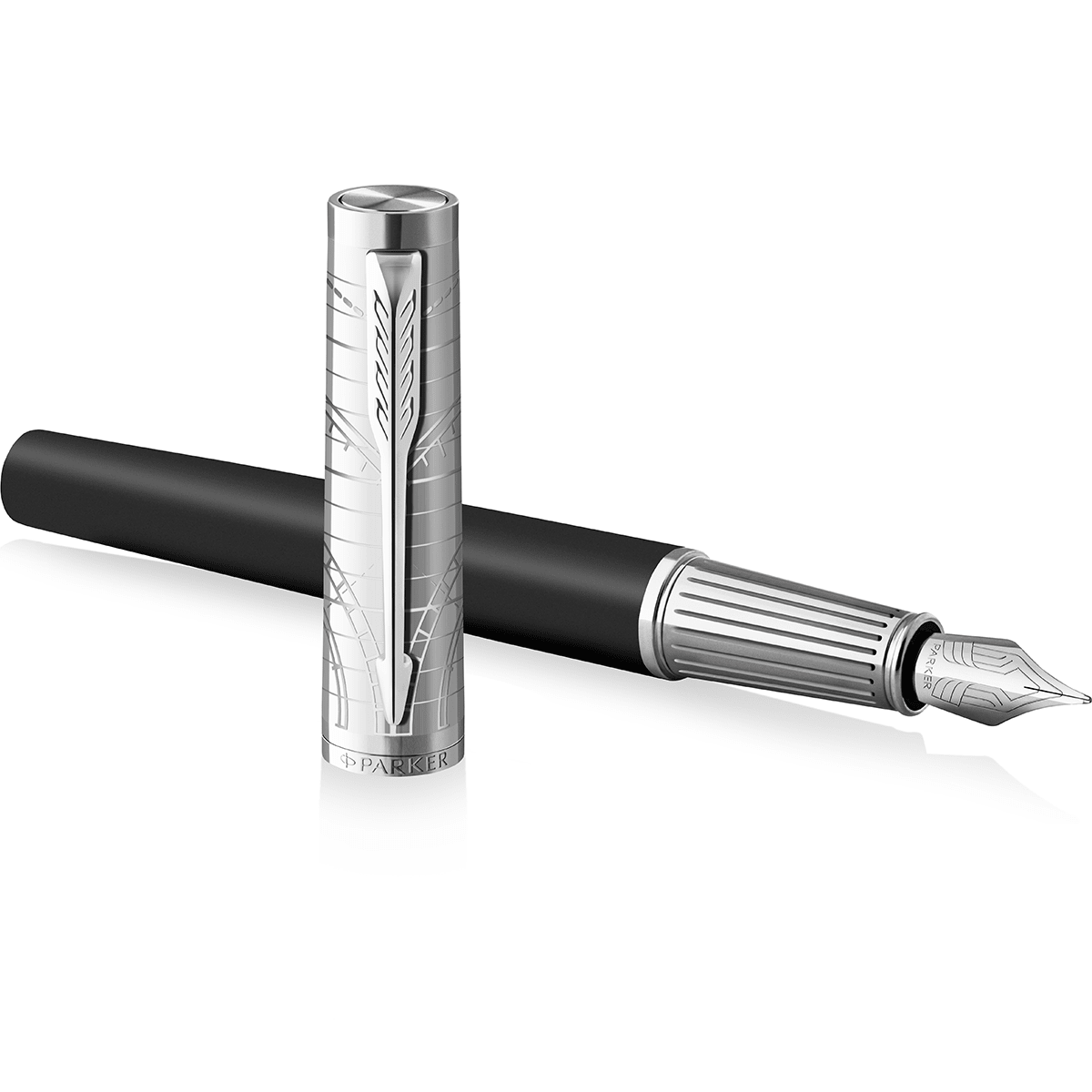 Parker Ingenuity Fountain Pen – Legacy of Flight - Chrome Trim - Pen Boutique Ltd