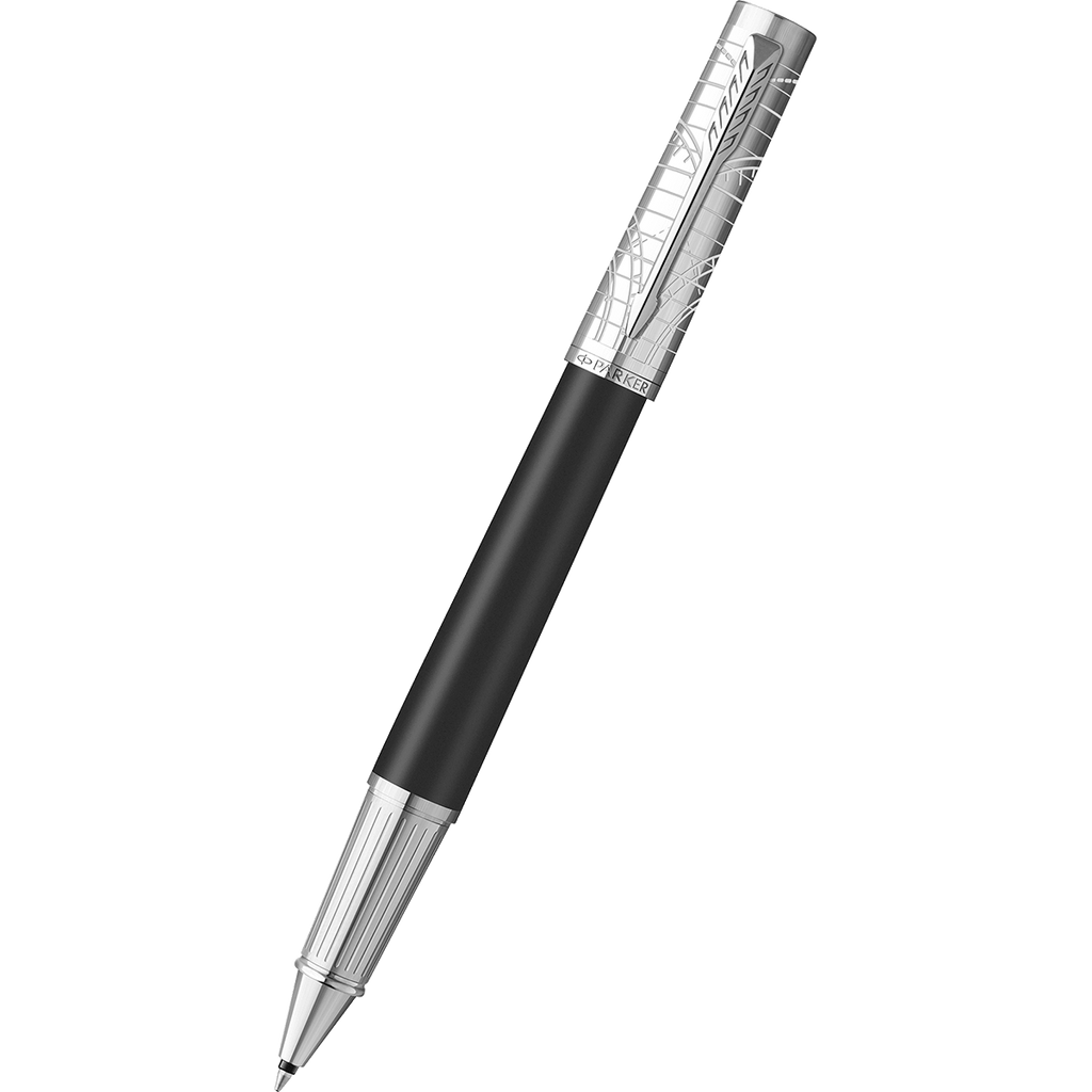 Parker Ingenuity Rollerball Pen - Legacy of Flight - Chrome Trim - Pen Boutique Ltd