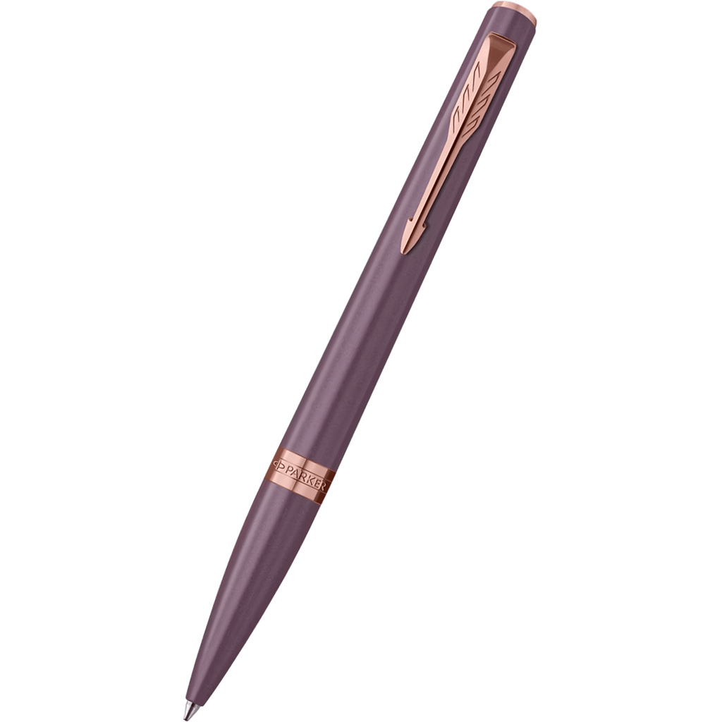 Parker Meridian Ballpoint Pen - Purple - Pink Gold Trim - Pen Boutique Ltd