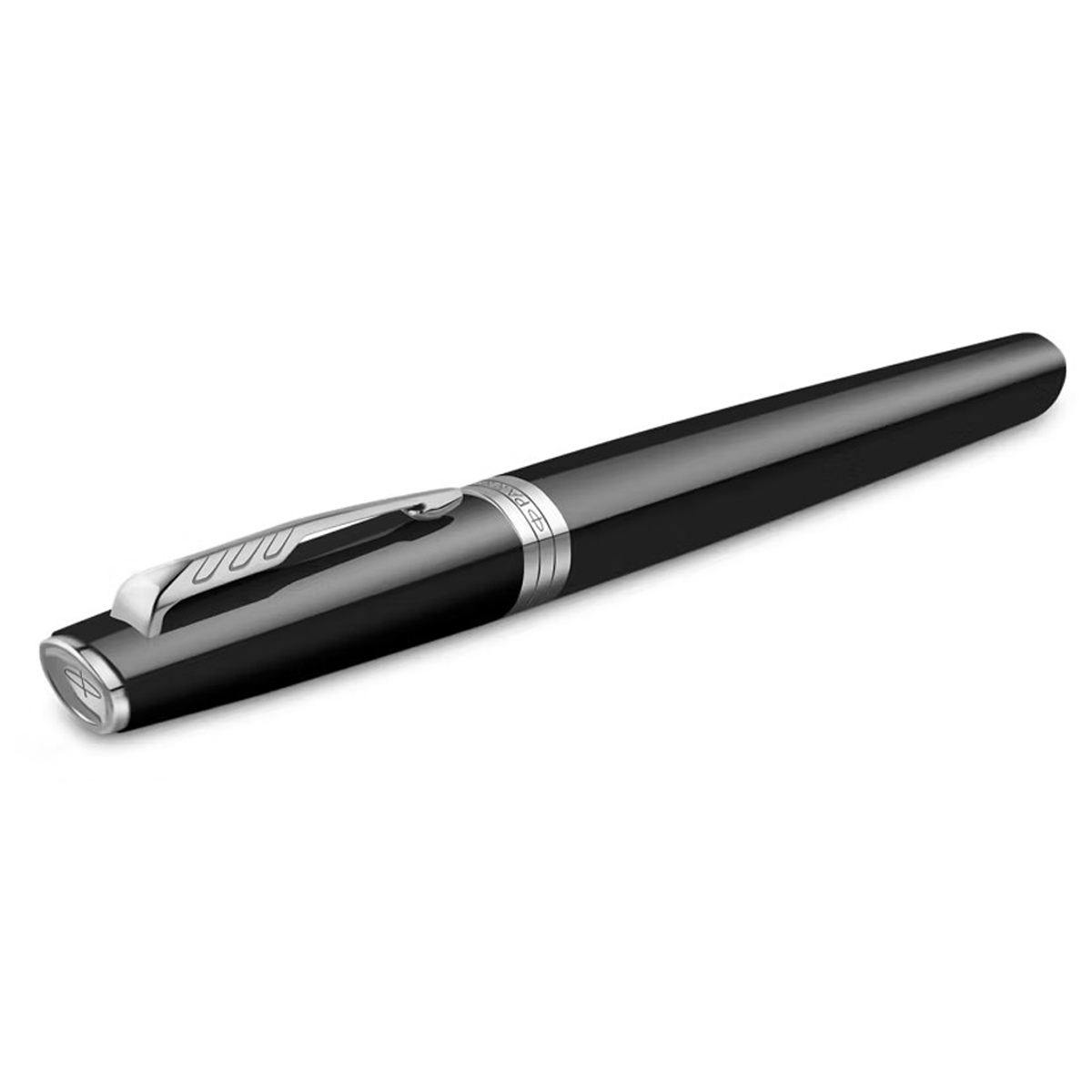 Parker Meridian Rollerbal Pen - Black - Chrome Trim-Pen Boutique Ltd