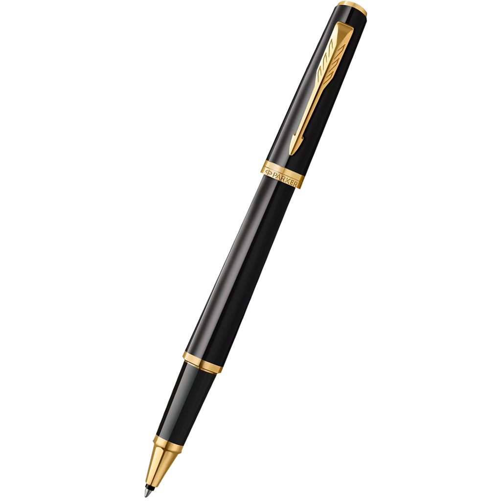 Parker Meridian Rollerbal Pen - Black - Gold Trim-Pen Boutique Ltd