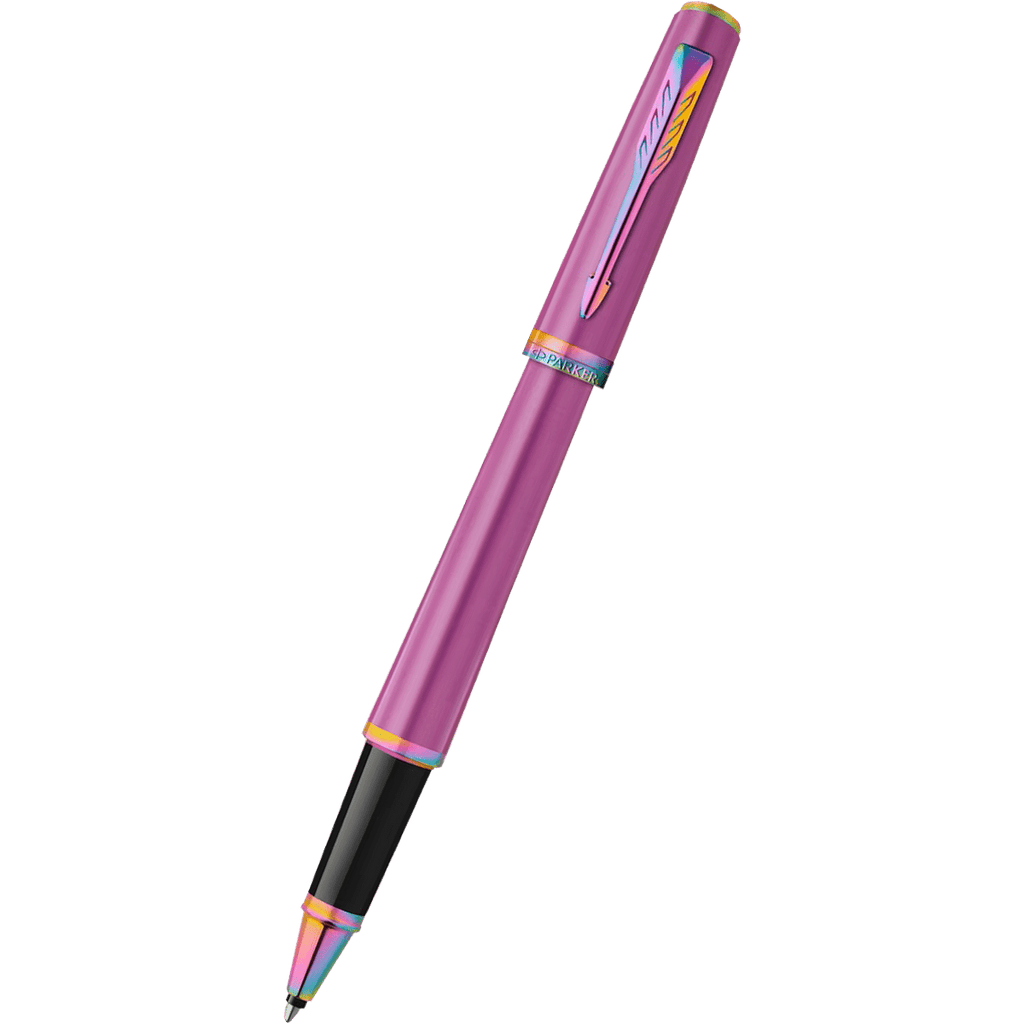 Parker Meridian Rollerbal Pen - Grape - Rainbow Trim-Pen Boutique Ltd
