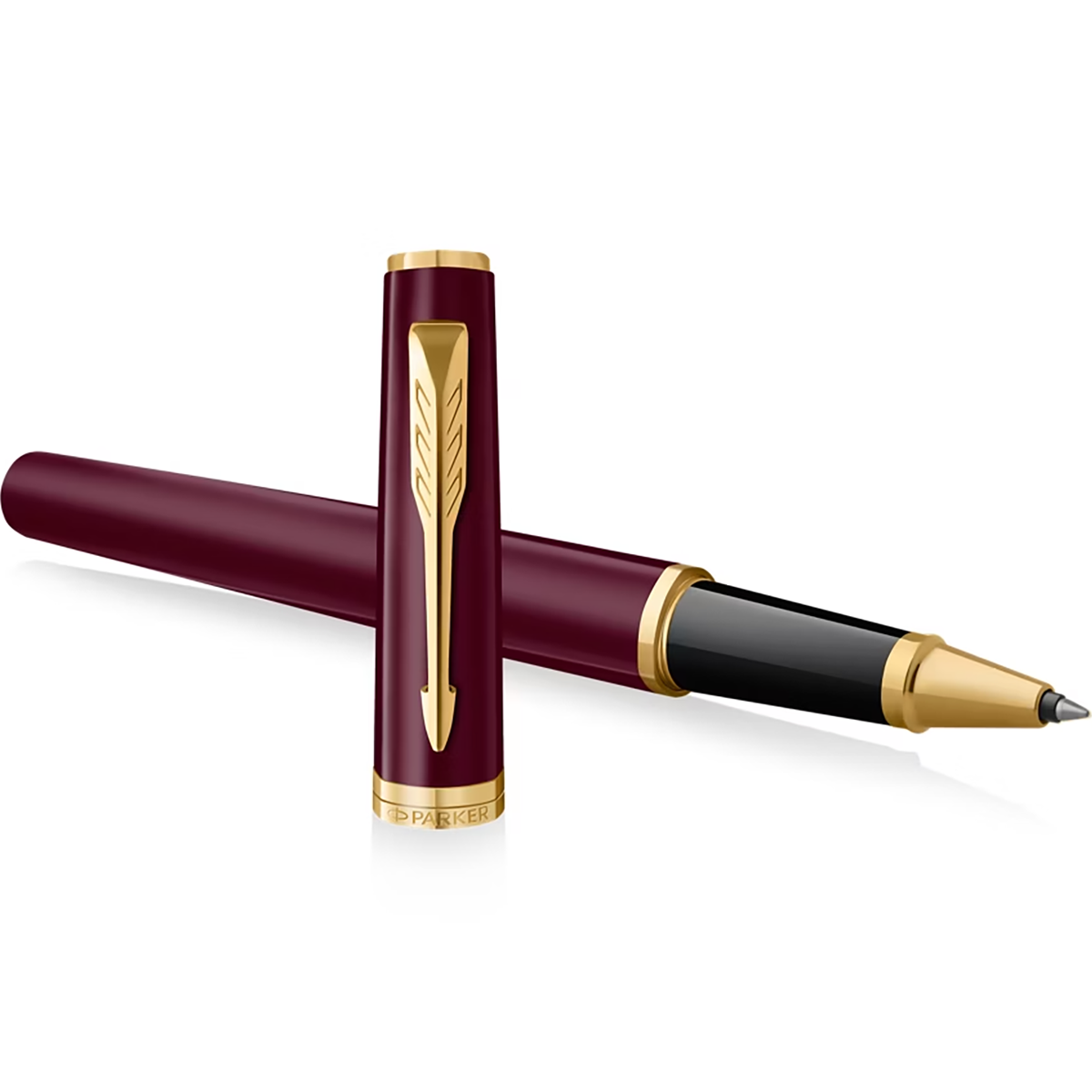 Parker Meridian Rollerball Pen - Red - Gold Trim-Pen Boutique Ltd