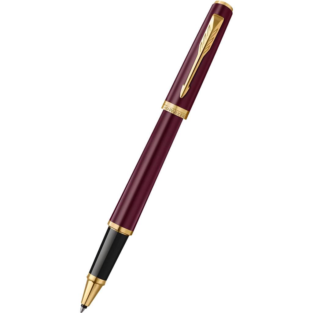 Parker Meridian Rollerball Pen - Red - Gold Trim-Pen Boutique Ltd