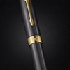 Parker Sonnet Rollerball Pen - Grey - Gold Trim - Pen Boutique Ltd