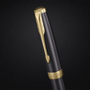 Parker Sonnet Rollerball Pen - Grey - Gold Trim - Pen Boutique Ltd