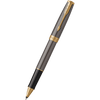 Parker Sonnet Rollerball Pen - Grey - Gold Trim - Pen Boutique Ltd