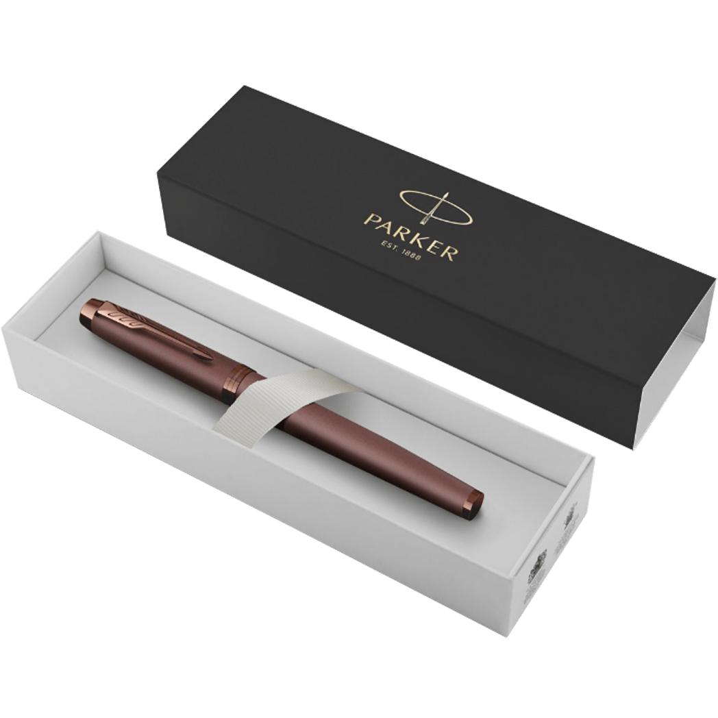 Parker IM Rollerball Pen - Monochrome - Burgundy - Pen Boutique Ltd