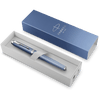 Parker IM Writing Rituals Rollerball Pen - Peaceful Blue Gradient - Chrome Trim - Pen Boutique Ltd