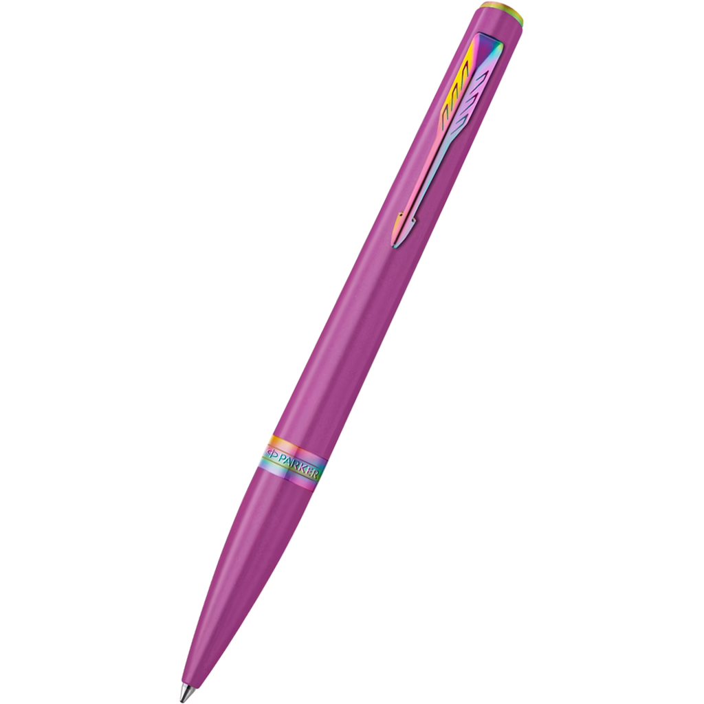 Parker Meridian Ballpoint Pen - Grape - Rainbow Trim