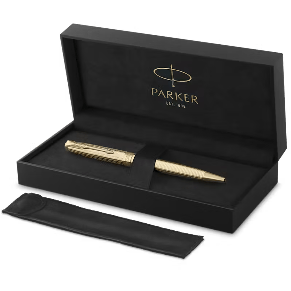 Parker Sonnet Ballpoint Pen - Ciselé Gold (Special Edition) - Pen Boutique Ltd