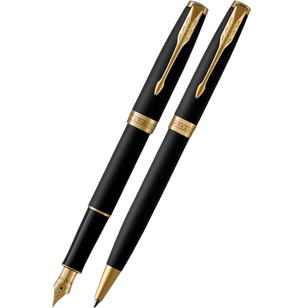 Parker Sonnet Gift Set - Black (Fountain & Ballpoint Pen)