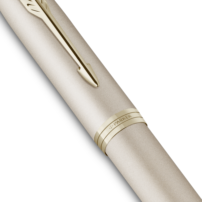 Parker IM Rollerball Pen - Monochrome - Champagne