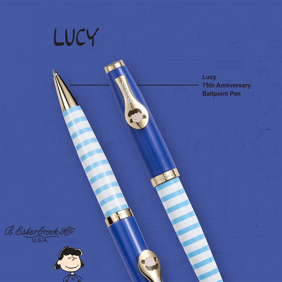 Esterbrook x Peanuts Estie Ballpoint Pen - FRIENDS Lucy (75th Anniversary) - Pen Boutique Ltd