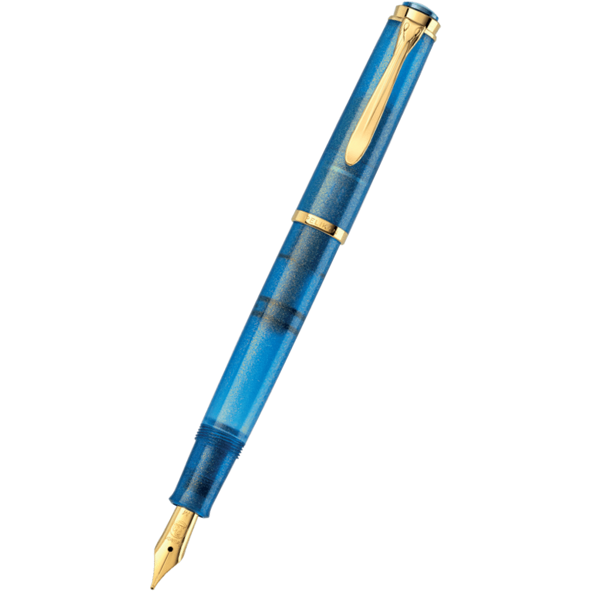 On Sale: Pelikan Classic M200 Fountain Pen - Golden Lapis (Special US Edition) - Pen Boutique Ltd