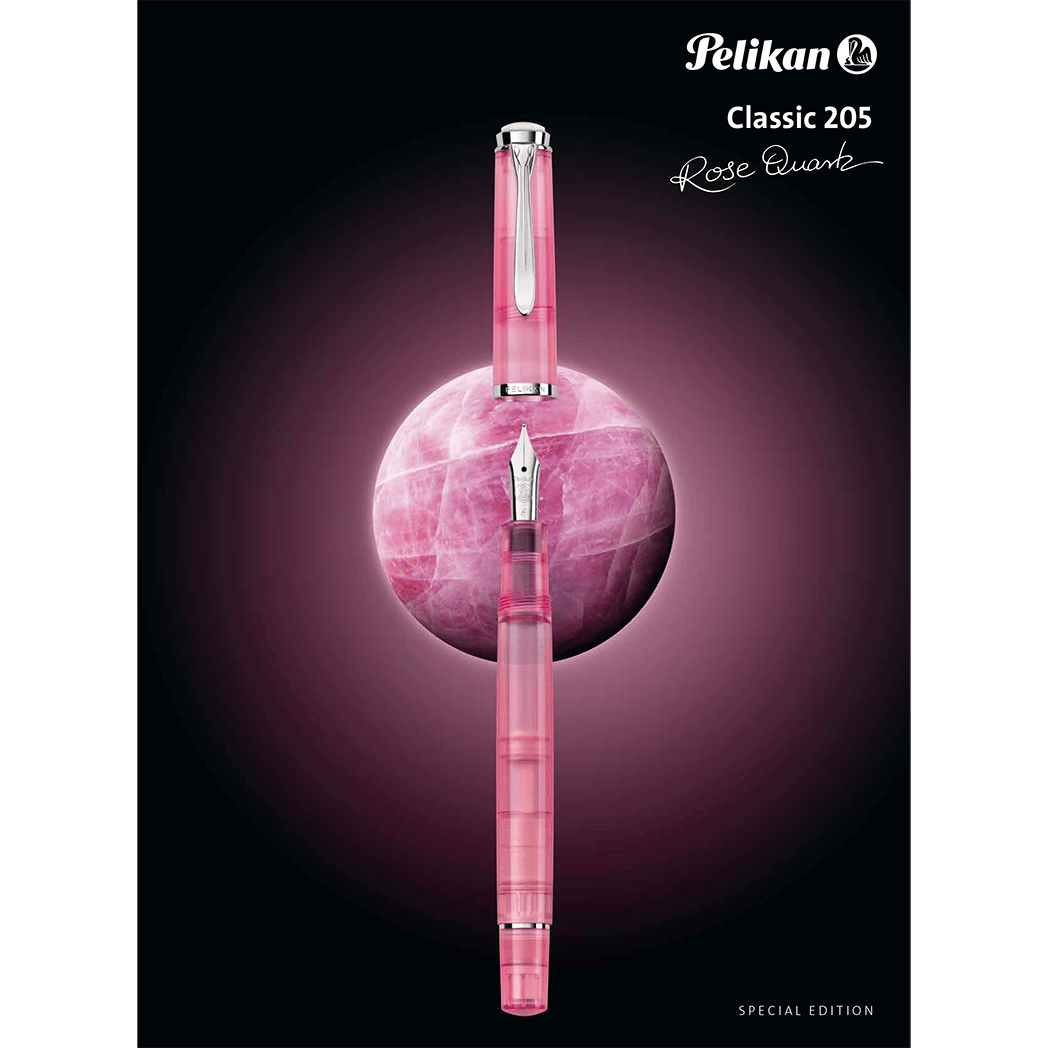 Pelikan Classic M205 Fountain Pen - Rose Quartz (Special Edition) - Pen Boutique Ltd