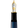 Pelikan Souveran Fountain Pen - M1000 Black & Blue-Pen Boutique Ltd
