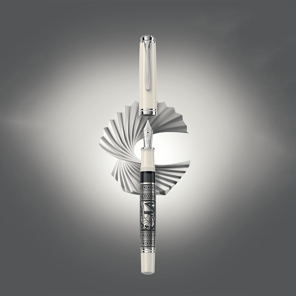 Pelikan Toledo Fountain Pen - M910 White (Special Edition) - Pen Boutique Ltd