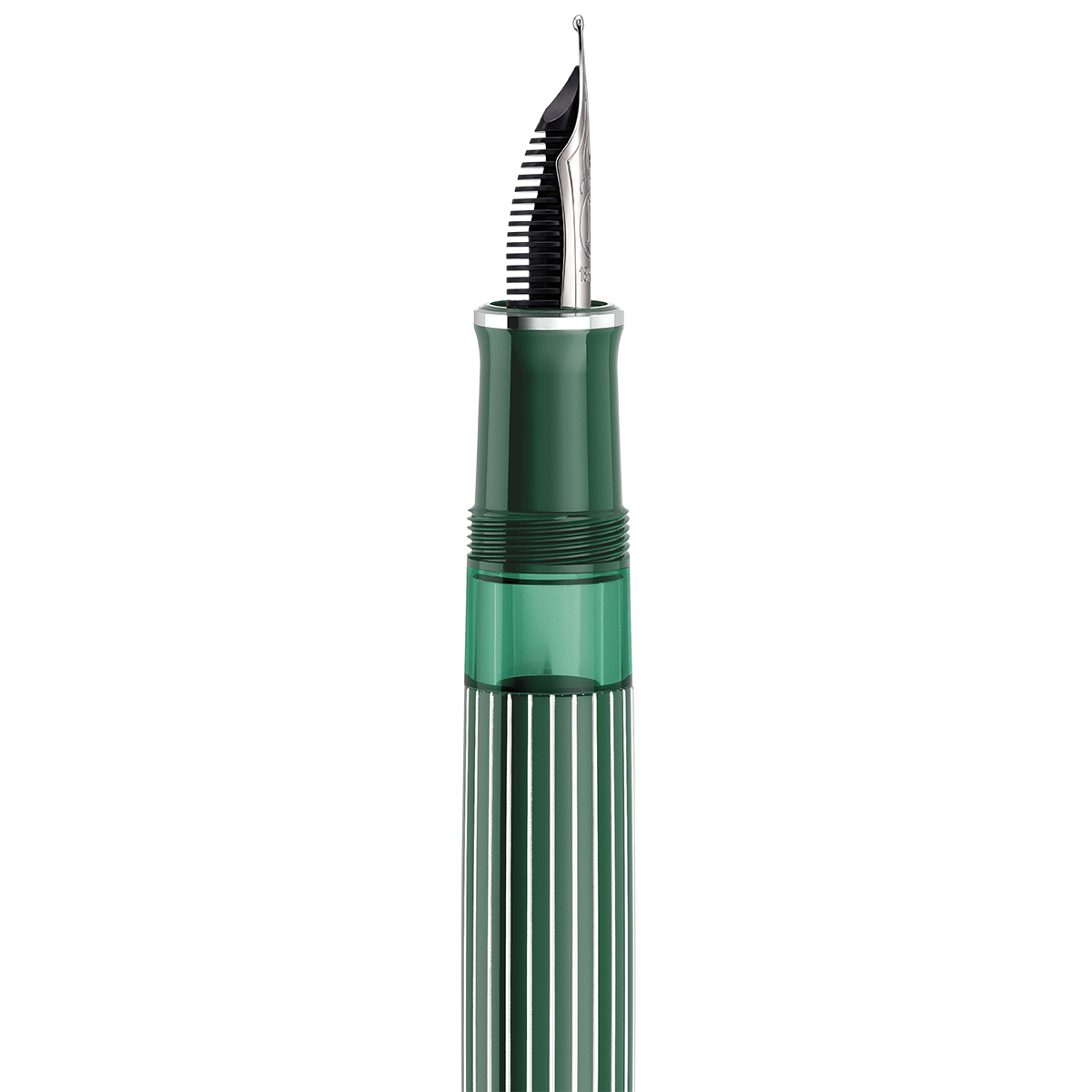 Pelikan Souveran Fountain Pen - M815 Metal Striped Green (Special Edition)