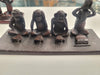 Pen Boutique Four Wise Monkeys Pen Stand - Pen Boutique Ltd
