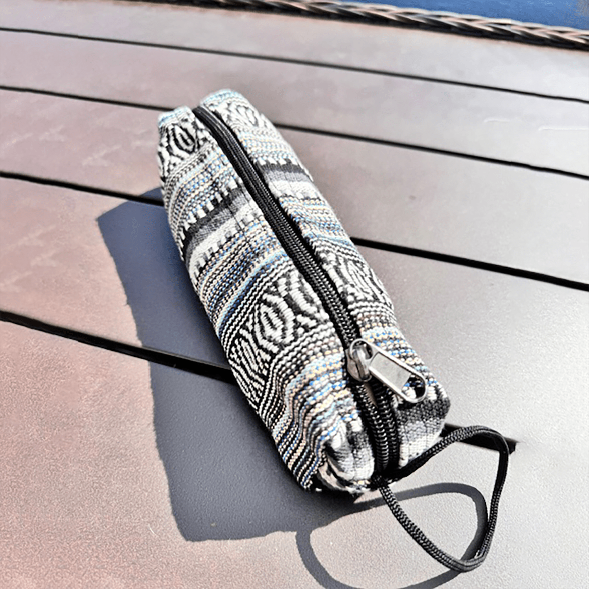 Pen Boutique Sherpa Pencil Bag - Mono Print (Zipper Closure) - Pen Boutique Ltd