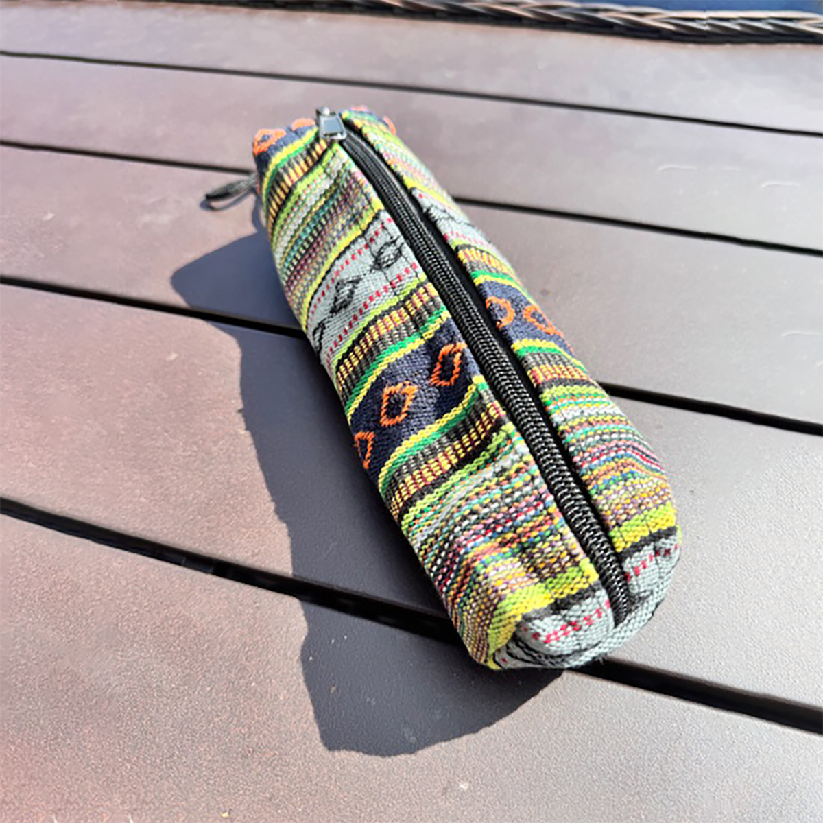 Pen Boutique Sherpa Pencil Bag - Multicolor Print (Zipper Closure) - Pen Boutique Ltd