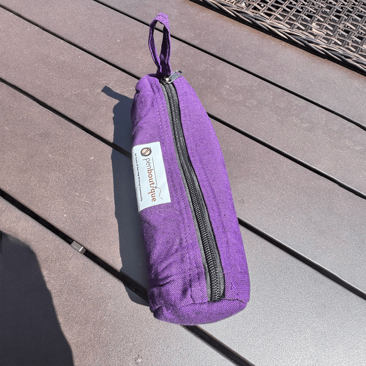 Pen Boutique Pencil Bag - Violet (Zipper Closure) - Handmade - Pen Boutique Ltd
