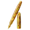 Penlux Elite Emperor Fountain Pen - Yellow/Brown - Gold Trim - Gold Nib - Pen Boutique Ltd