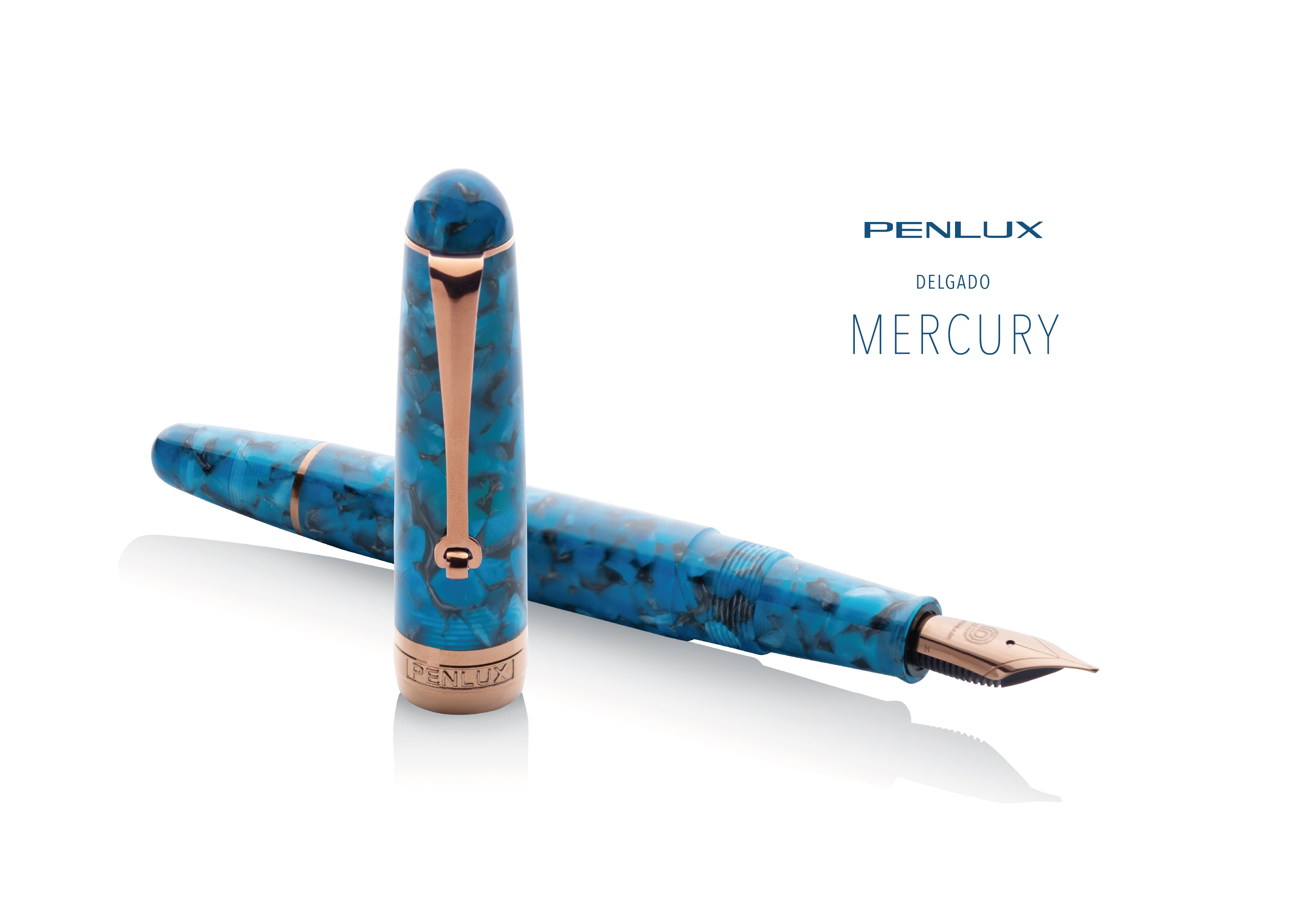 Penlux Masterpiece Delgado Mercury Fountain Pen-Pen Boutique Ltd