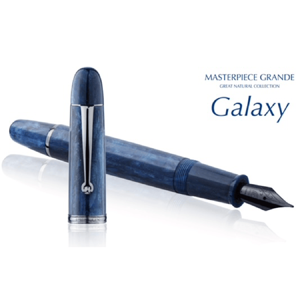 Penlux Masterpiece Grande Fountain Pen - Galaxy - Pen Boutique Ltd