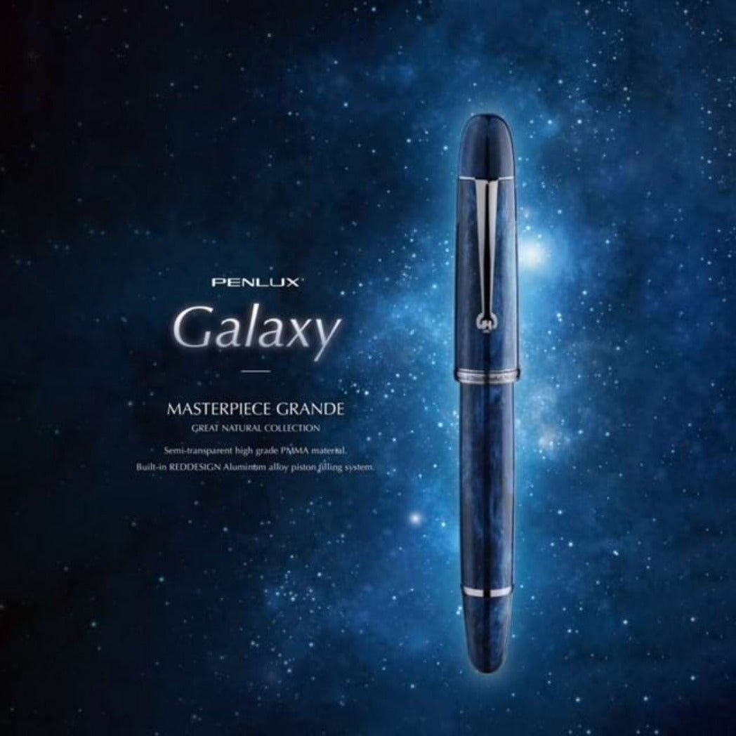 Penlux Masterpiece Grande Fountain Pen - Galaxy - Pen Boutique Ltd