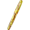 Penlux Elite Emperor Fountain Pen - Yellow/Brown - Gold Trim - Gold Nib - Pen Boutique Ltd