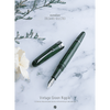 Penlux Masterpiece Delgado Fountain Pen - Ebonite Vintage Green Ripple (Limited Edition) - Pen Boutique Ltd