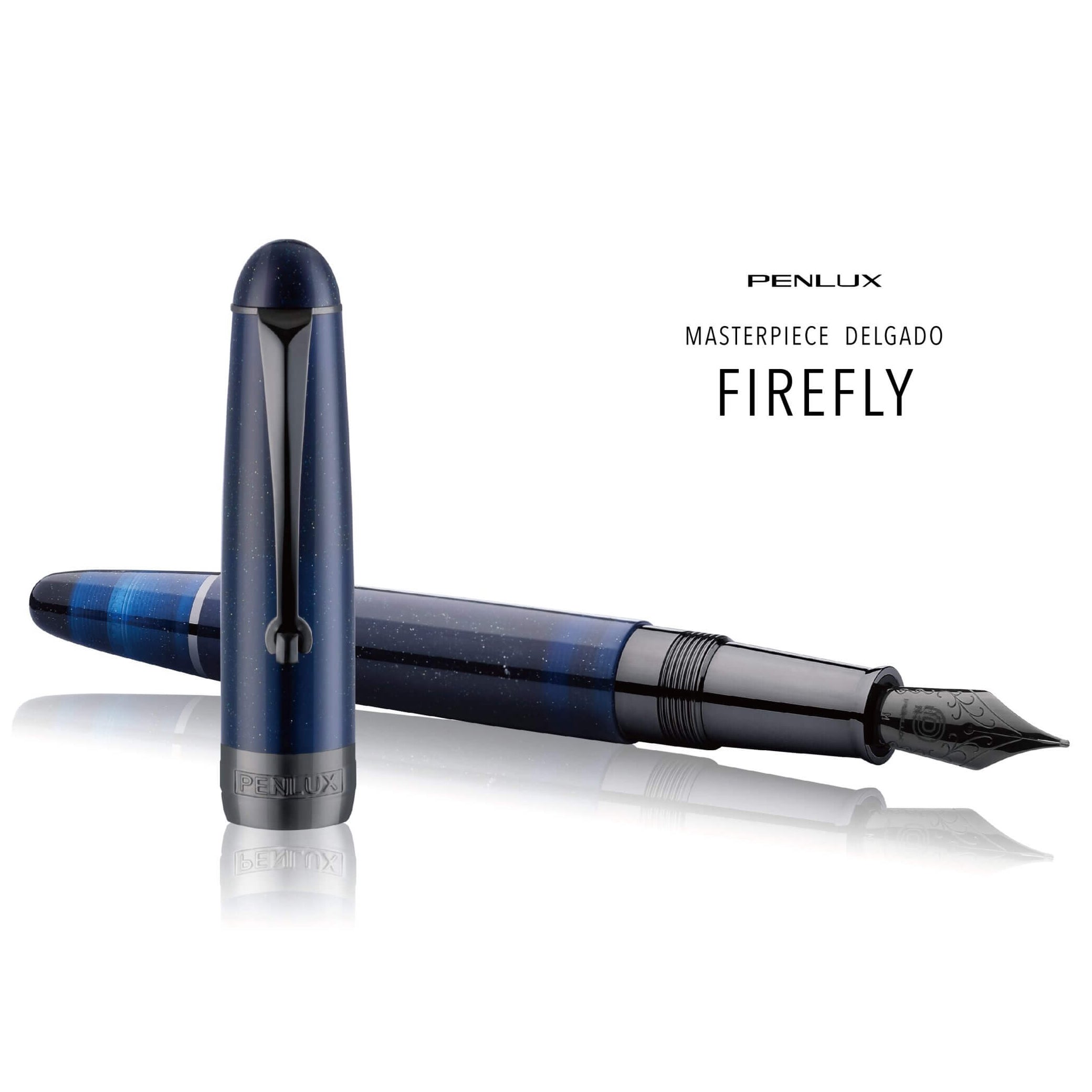 Penlux Masterpiece Fountain Pen - Delgado Firefly - Pen Boutique Ltd