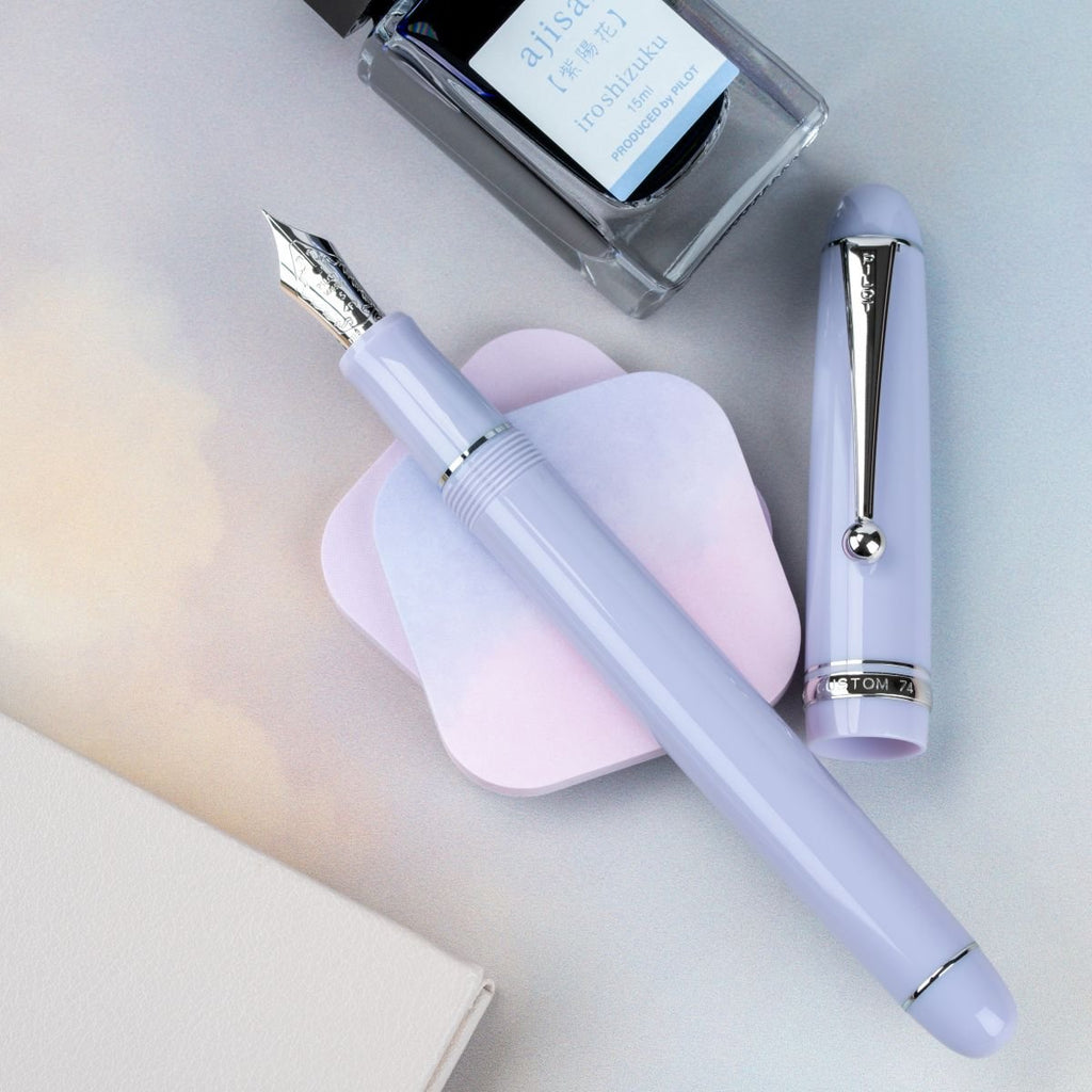Pilot Custom 74 Fountain Pen - Lavender Fog (US Exclusive) - Pen Boutique Ltd