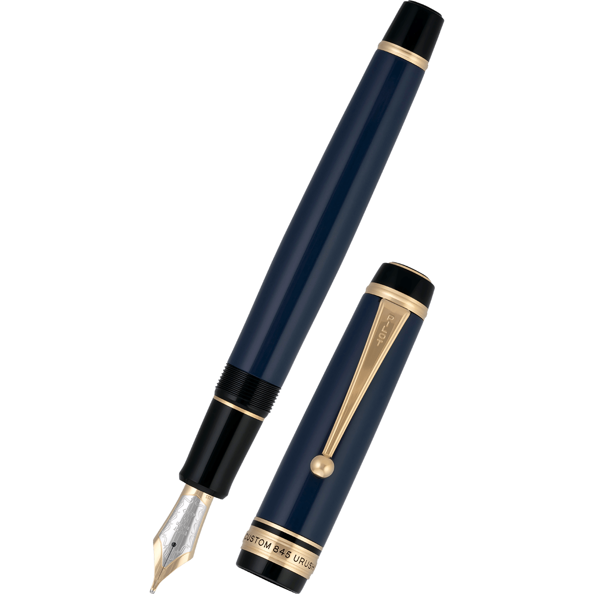 Pilot Custom Urushi 845 Fountain Pen - Prussian Blue - Pen Boutique Ltd