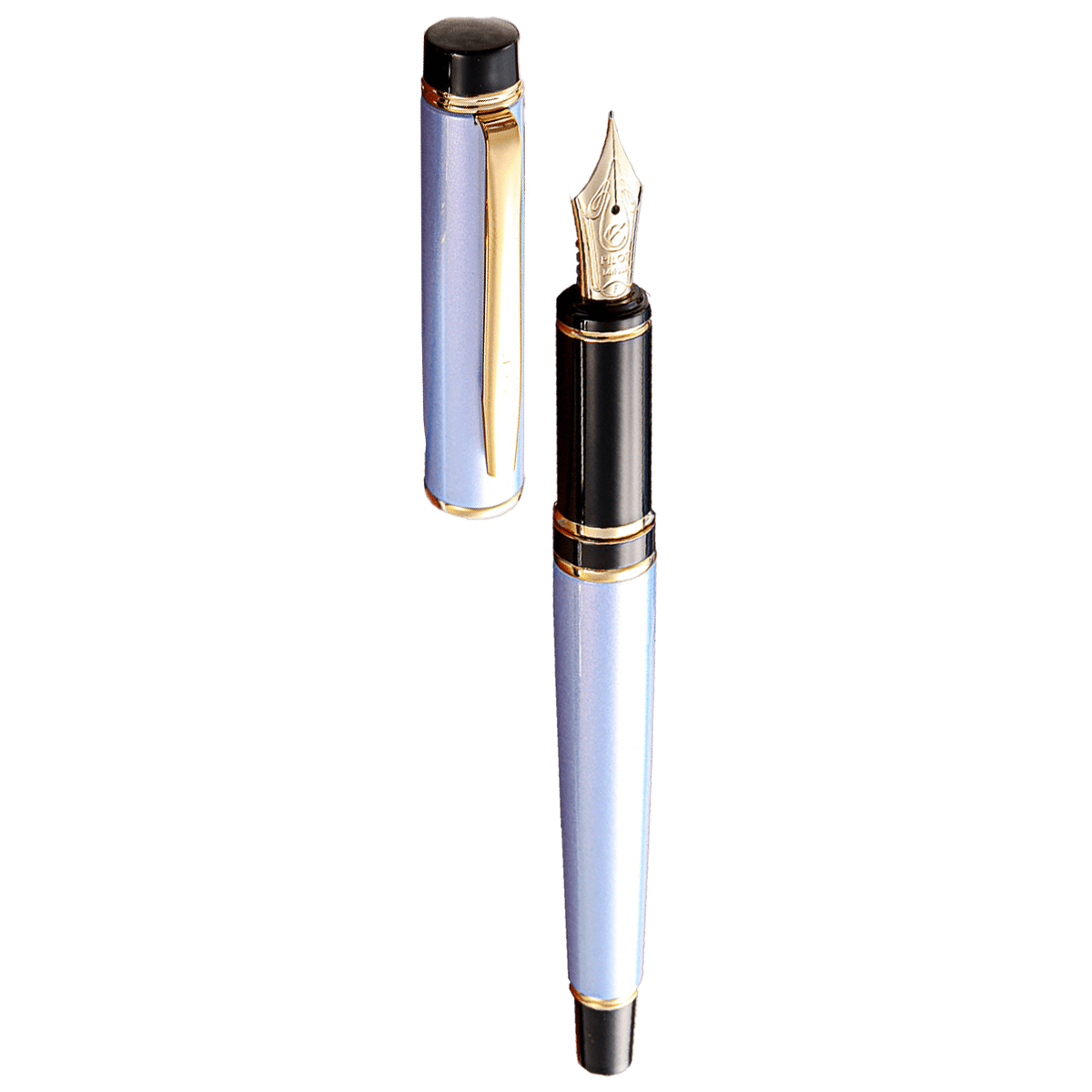 Pilot Grance Fountain Pen - Light Blue - 14K - Pen Boutique Ltd