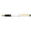 Pilot Grance Fountain Pen - White - 14K - Pen Boutique Ltd