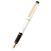 Pilot Grance Fountain Pen - White - 14K - Pen Boutique Ltd