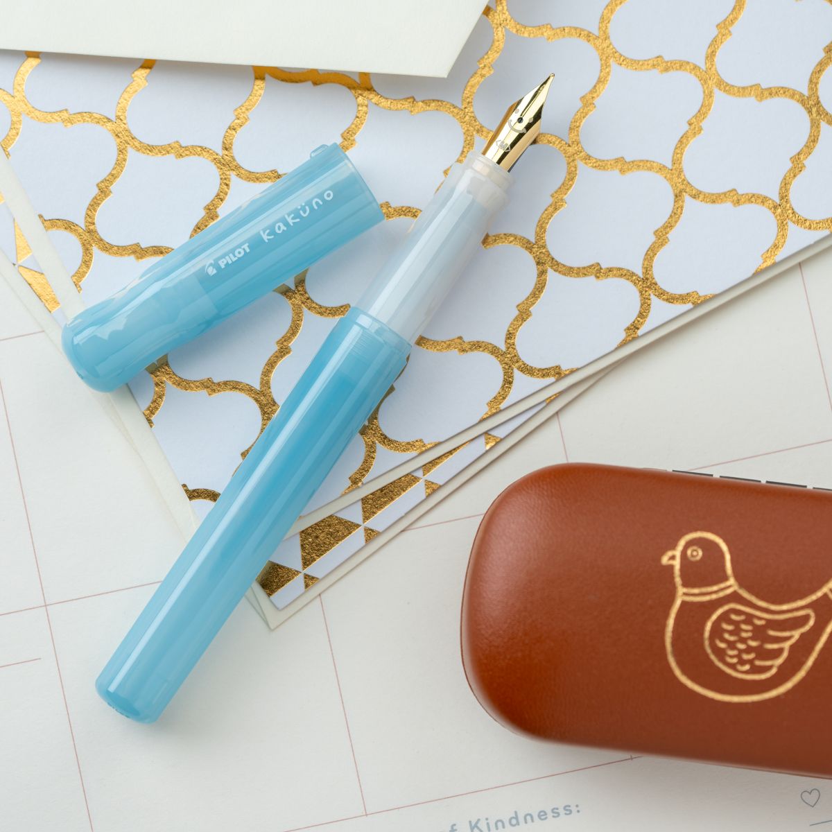 Pilot Kakuno Fountain Pen - Azure Sky - Pen Boutique Ltd