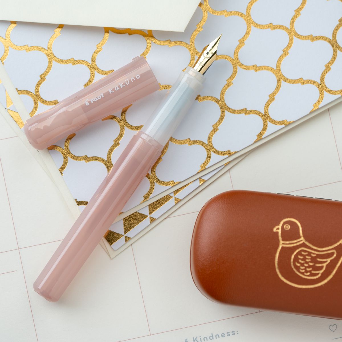 Pilot Kakuno Fountain Pen - Rosy Dusk - Pen Boutique Ltd