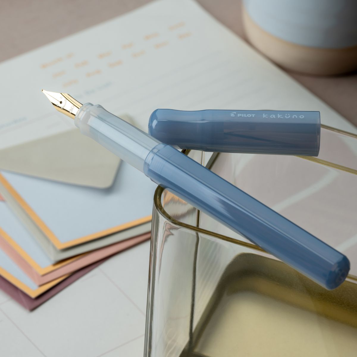 Pilot Kakuno Fountain Pen - Twilight Periwinkle - Pen Boutique Ltd