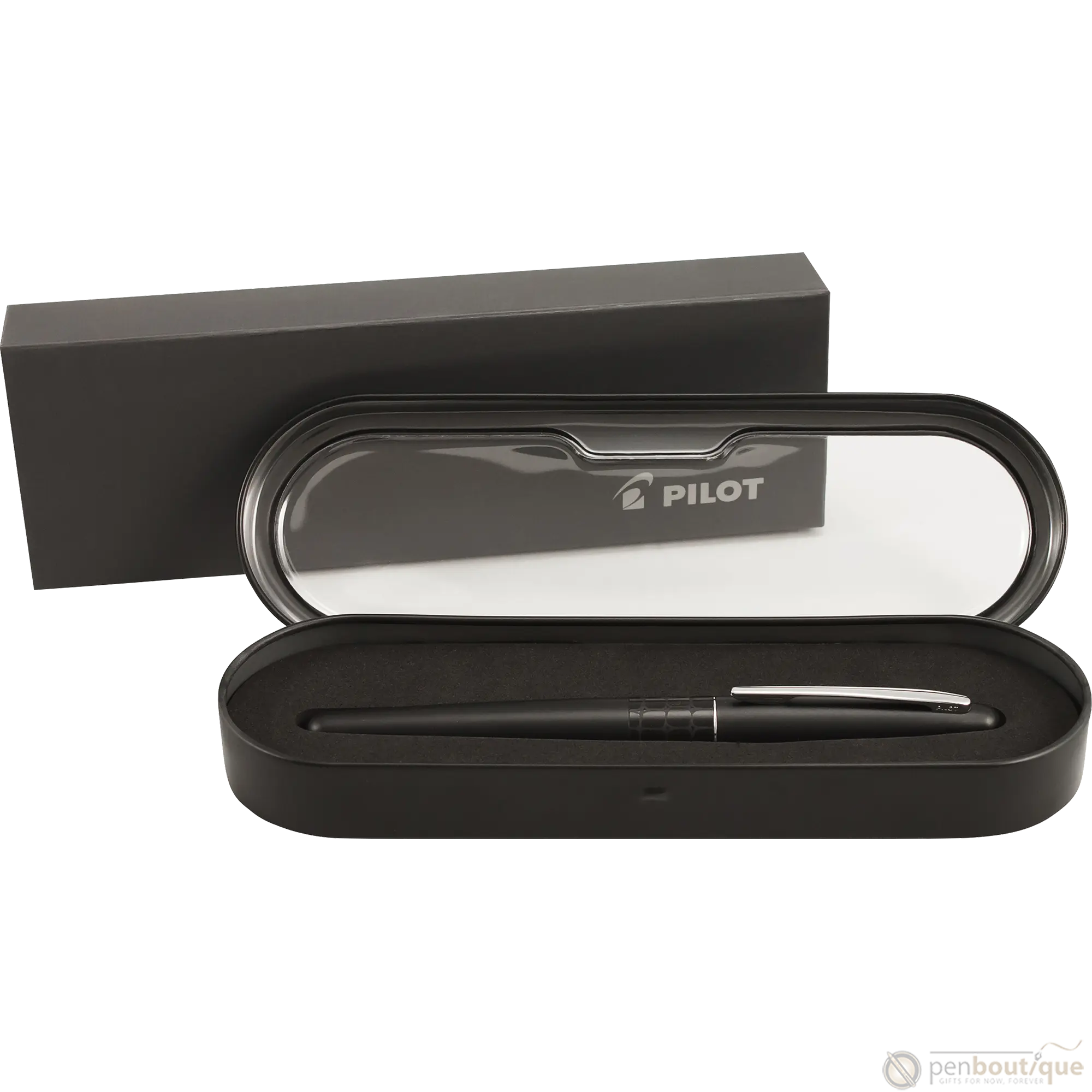 Pilot Rollerball Pen - MR Collection - Animal - Matte Black Crocodile-Pen Boutique Ltd