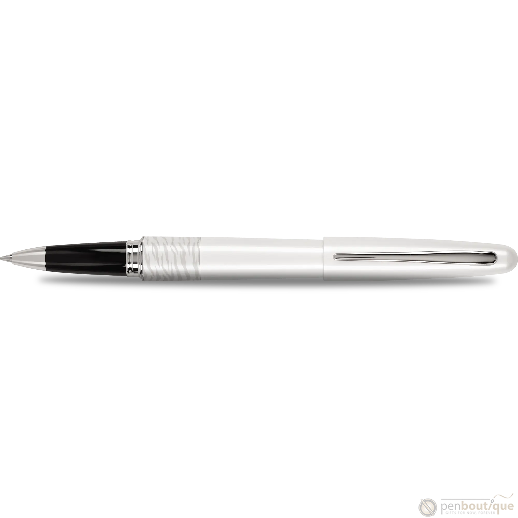 Pilot Rollerball Pen - MR Collection - Animal - Matte White Tiger-Pen Boutique Ltd