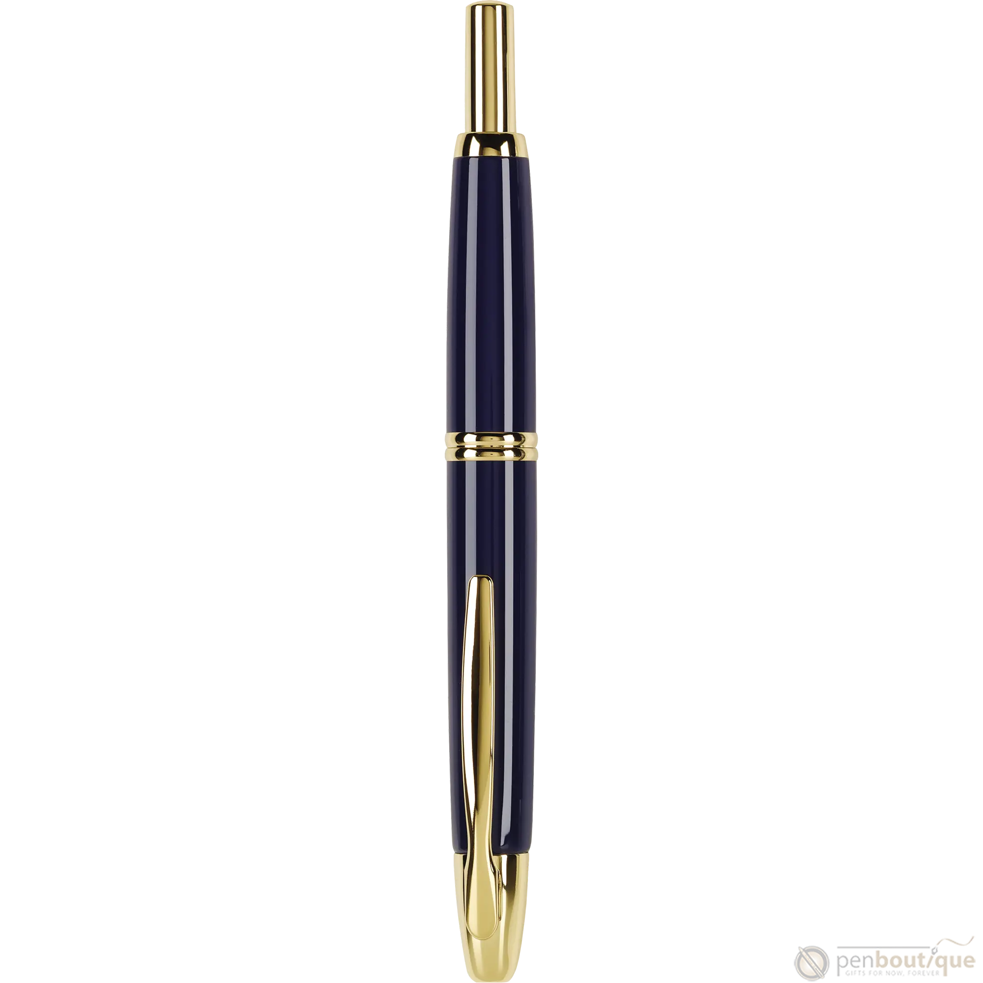 Pilot Vanishing Point Fountain Pen - Blue - Gold Trim-Pen Boutique Ltd