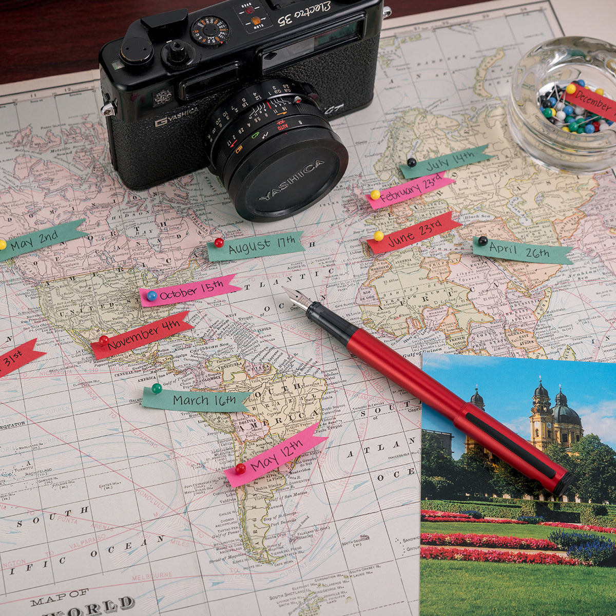 Pilot Explorer Fountain Pen - Red-Pen Boutique Ltd