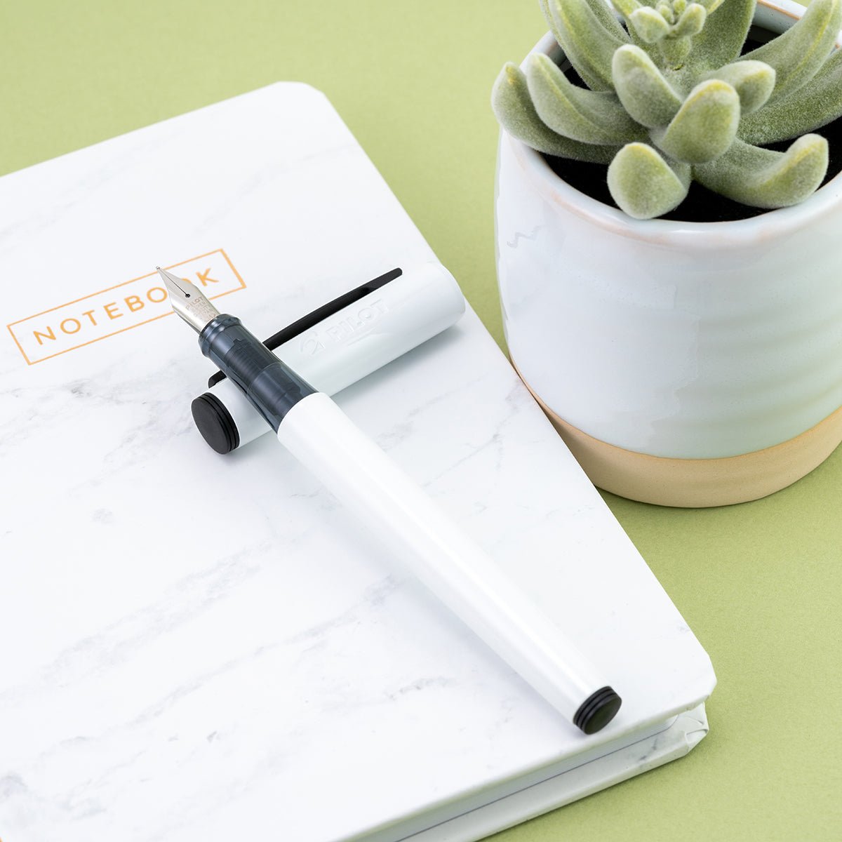 Pilot Explorer Fountain Pen - White - Pen Boutique Ltd