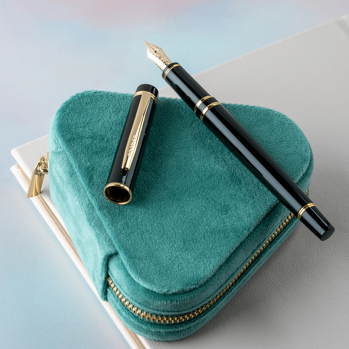 Pilot Grance Fountain Pen - Black - 14K - Pen Boutique Ltd